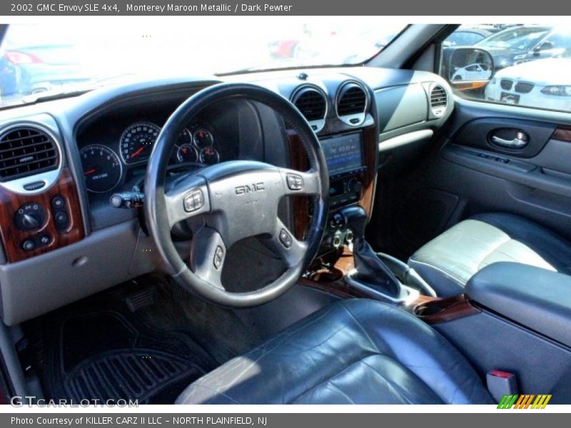 Monterey Maroon Metallic / Dark Pewter 2002 GMC Envoy SLE 4x4