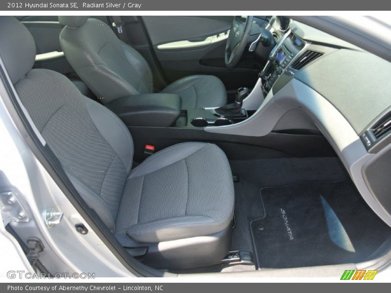 Radiant Silver / Gray 2012 Hyundai Sonata SE