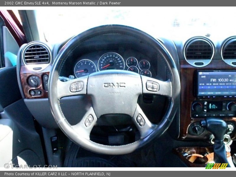 Monterey Maroon Metallic / Dark Pewter 2002 GMC Envoy SLE 4x4