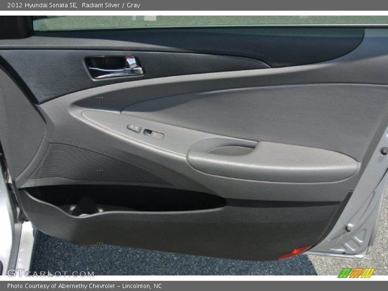 Radiant Silver / Gray 2012 Hyundai Sonata SE