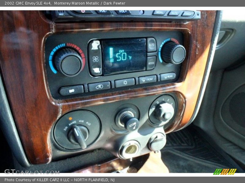 Monterey Maroon Metallic / Dark Pewter 2002 GMC Envoy SLE 4x4