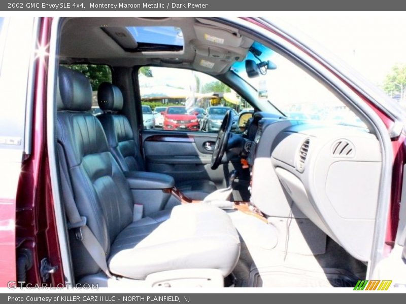 Monterey Maroon Metallic / Dark Pewter 2002 GMC Envoy SLE 4x4