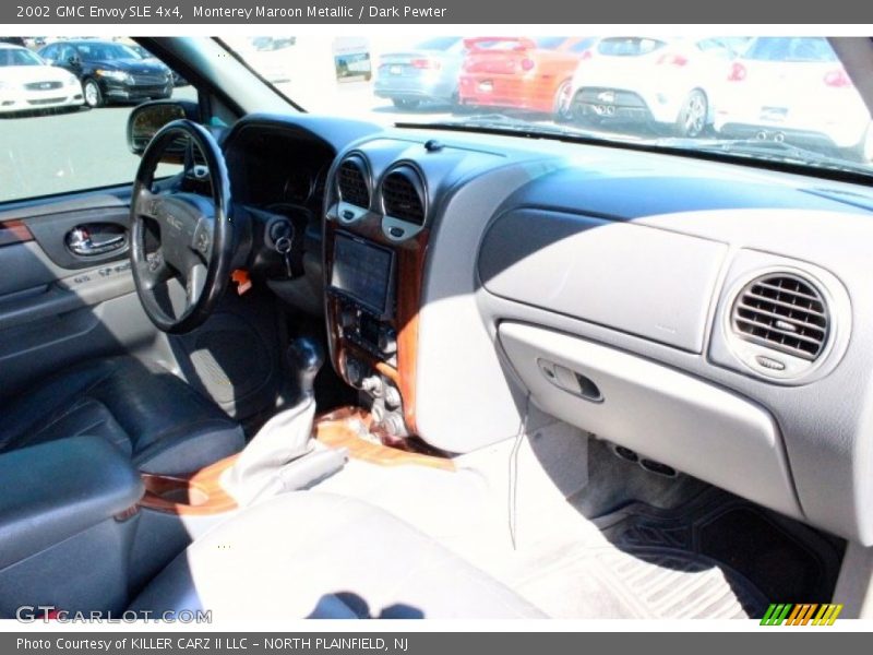 Monterey Maroon Metallic / Dark Pewter 2002 GMC Envoy SLE 4x4