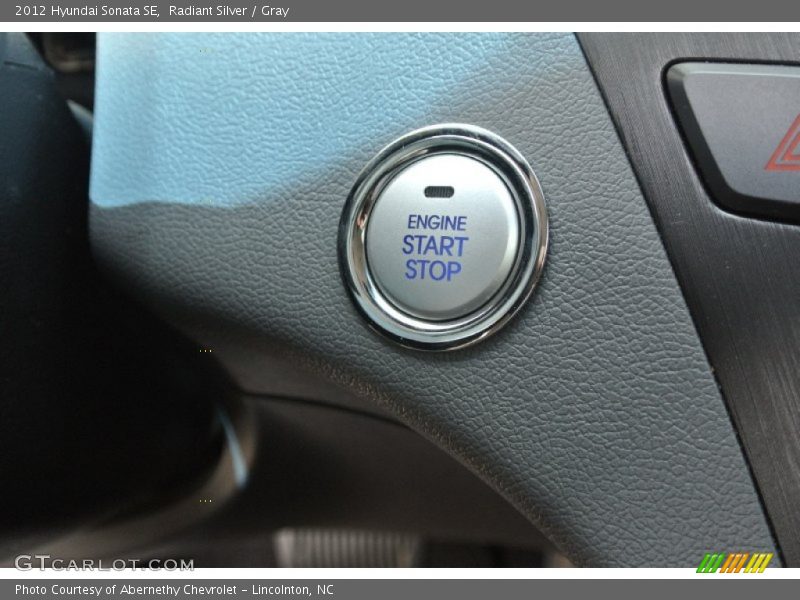 Radiant Silver / Gray 2012 Hyundai Sonata SE