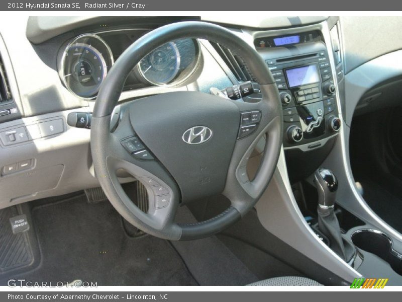 Radiant Silver / Gray 2012 Hyundai Sonata SE