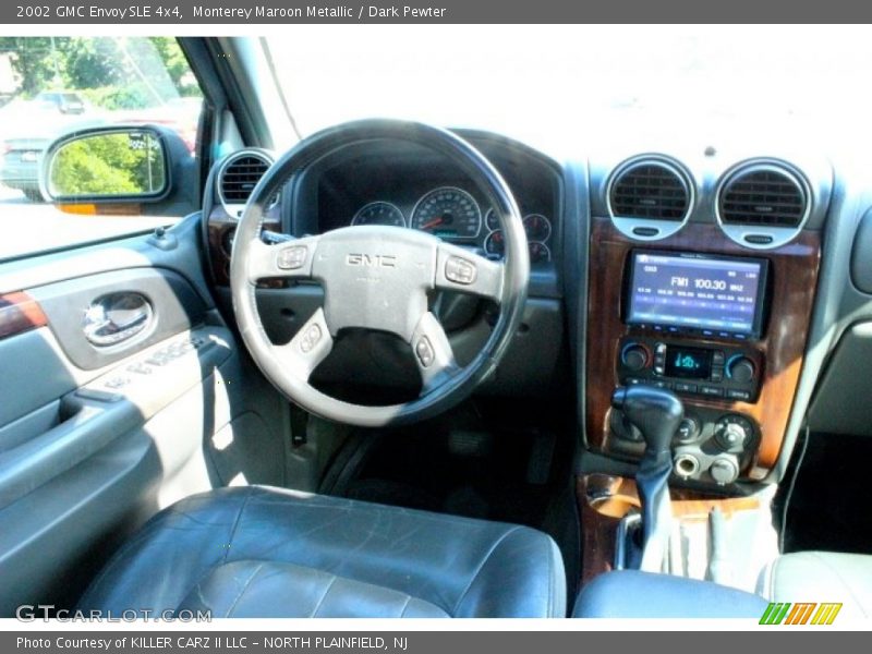Monterey Maroon Metallic / Dark Pewter 2002 GMC Envoy SLE 4x4