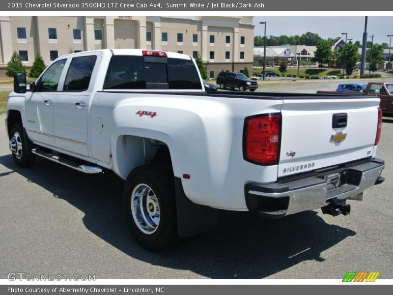 Summit White / Jet Black/Dark Ash 2015 Chevrolet Silverado 3500HD LTZ Crew Cab 4x4
