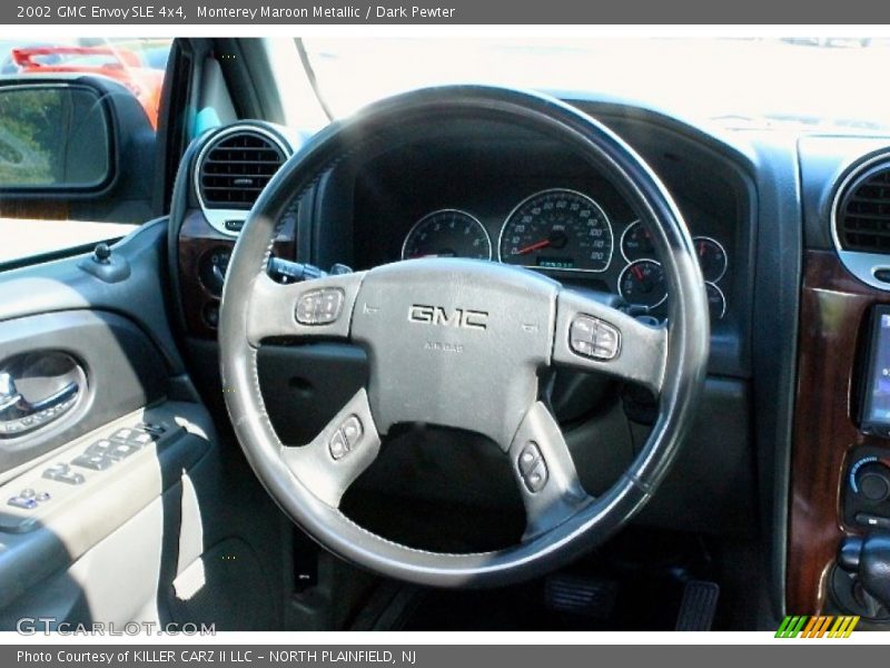 Monterey Maroon Metallic / Dark Pewter 2002 GMC Envoy SLE 4x4