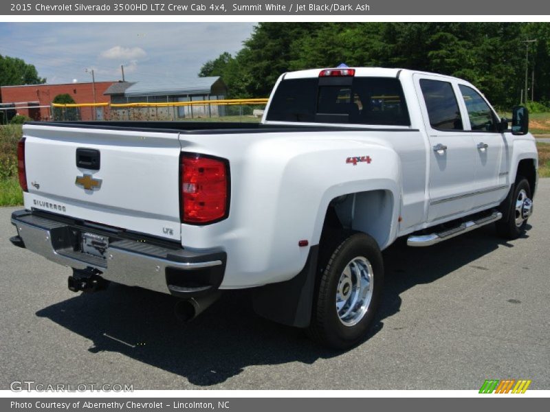 Summit White / Jet Black/Dark Ash 2015 Chevrolet Silverado 3500HD LTZ Crew Cab 4x4