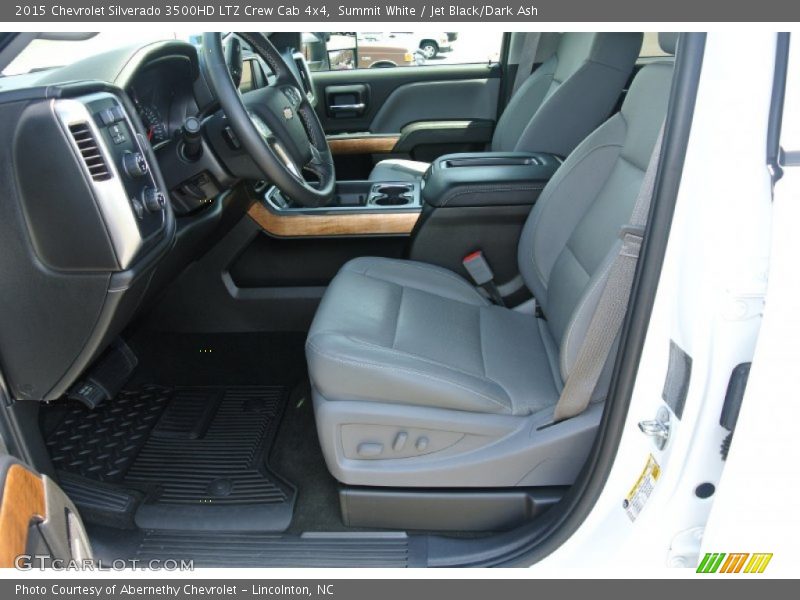 Summit White / Jet Black/Dark Ash 2015 Chevrolet Silverado 3500HD LTZ Crew Cab 4x4