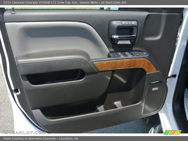 Summit White / Jet Black/Dark Ash 2015 Chevrolet Silverado 3500HD LTZ Crew Cab 4x4