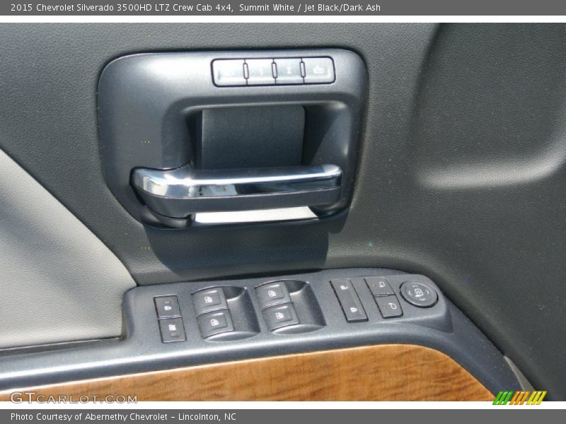Summit White / Jet Black/Dark Ash 2015 Chevrolet Silverado 3500HD LTZ Crew Cab 4x4