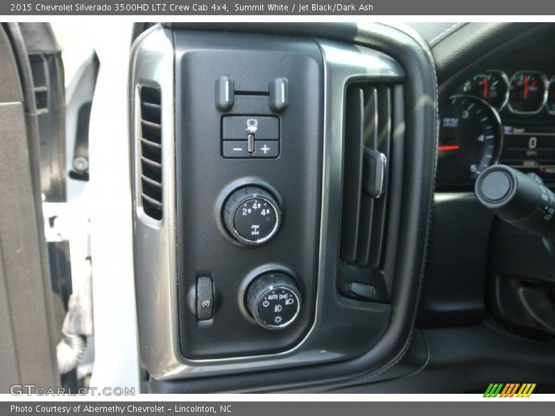 Summit White / Jet Black/Dark Ash 2015 Chevrolet Silverado 3500HD LTZ Crew Cab 4x4