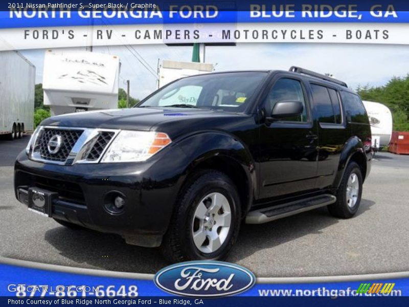 Super Black / Graphite 2011 Nissan Pathfinder S