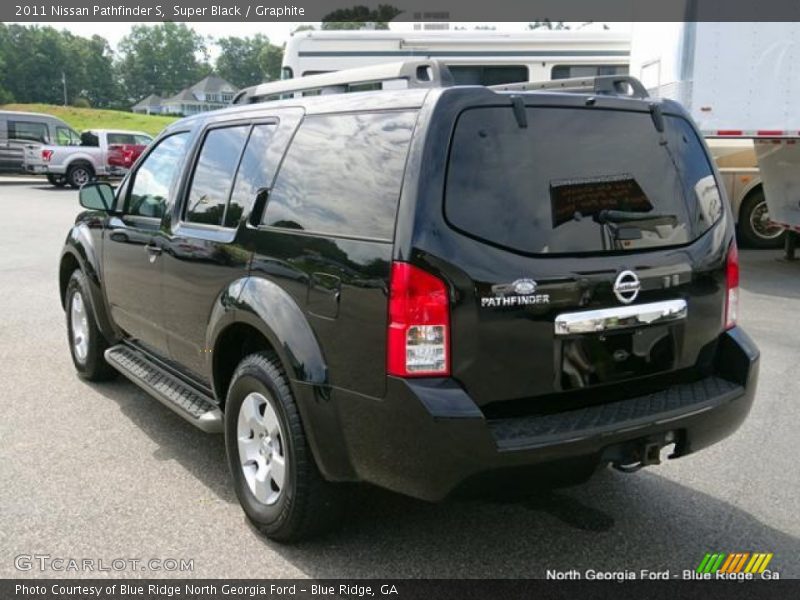 Super Black / Graphite 2011 Nissan Pathfinder S