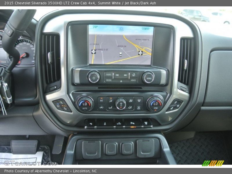 Summit White / Jet Black/Dark Ash 2015 Chevrolet Silverado 3500HD LTZ Crew Cab 4x4