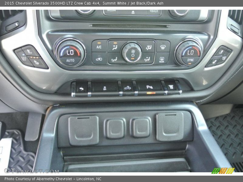 Summit White / Jet Black/Dark Ash 2015 Chevrolet Silverado 3500HD LTZ Crew Cab 4x4