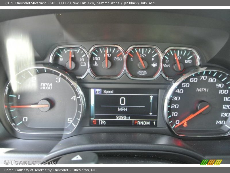 Summit White / Jet Black/Dark Ash 2015 Chevrolet Silverado 3500HD LTZ Crew Cab 4x4