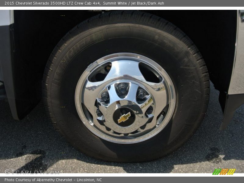 Summit White / Jet Black/Dark Ash 2015 Chevrolet Silverado 3500HD LTZ Crew Cab 4x4
