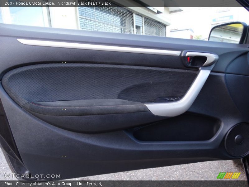 Nighthawk Black Pearl / Black 2007 Honda Civic Si Coupe