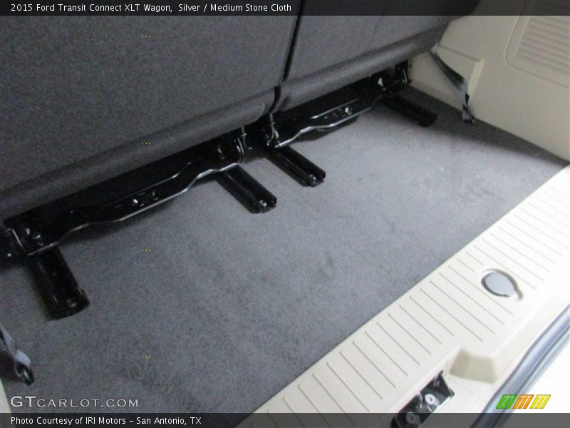 Silver / Medium Stone Cloth 2015 Ford Transit Connect XLT Wagon
