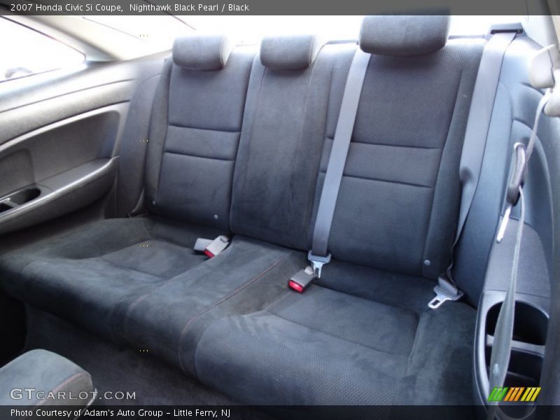 Nighthawk Black Pearl / Black 2007 Honda Civic Si Coupe