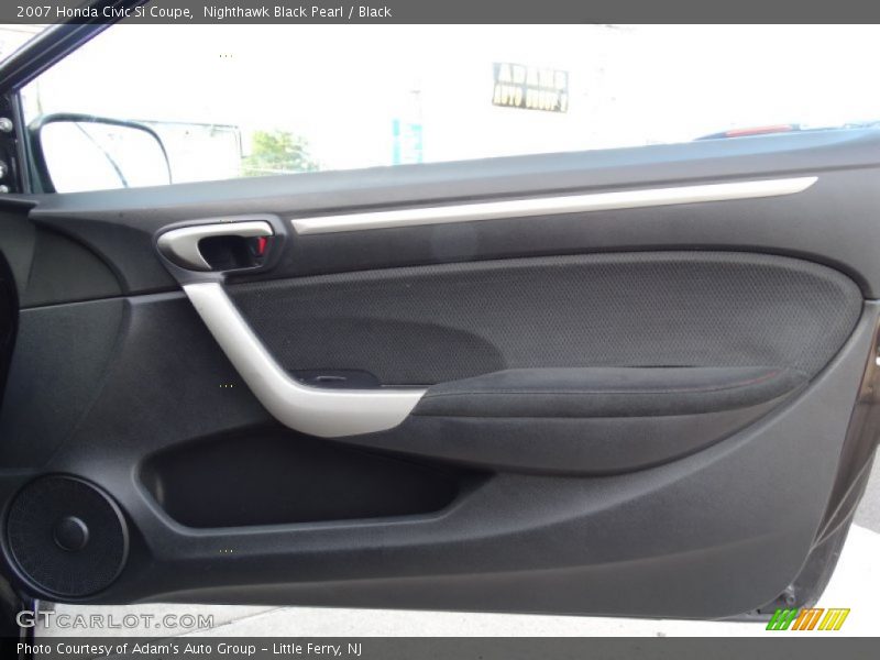 Nighthawk Black Pearl / Black 2007 Honda Civic Si Coupe