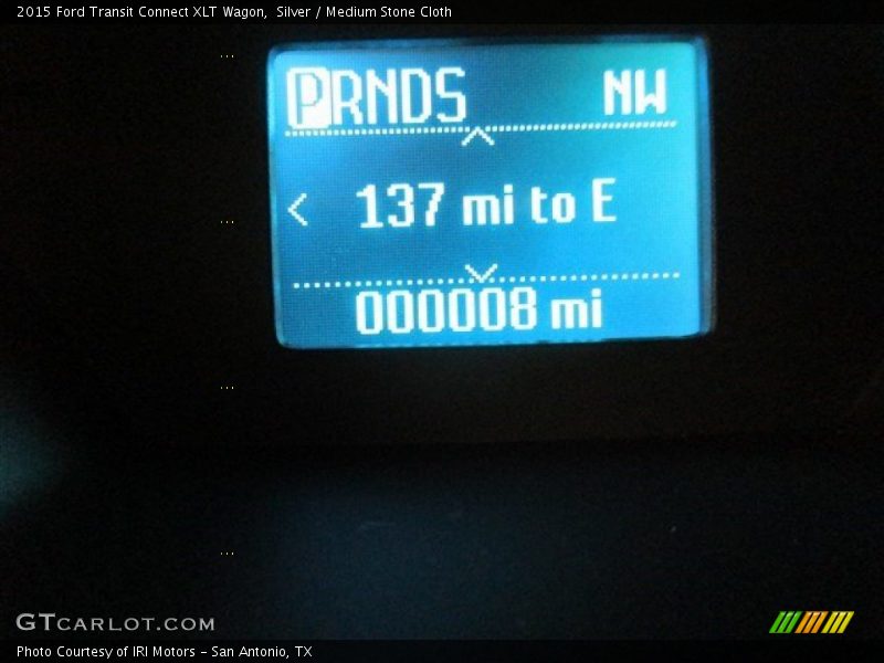 Silver / Medium Stone Cloth 2015 Ford Transit Connect XLT Wagon