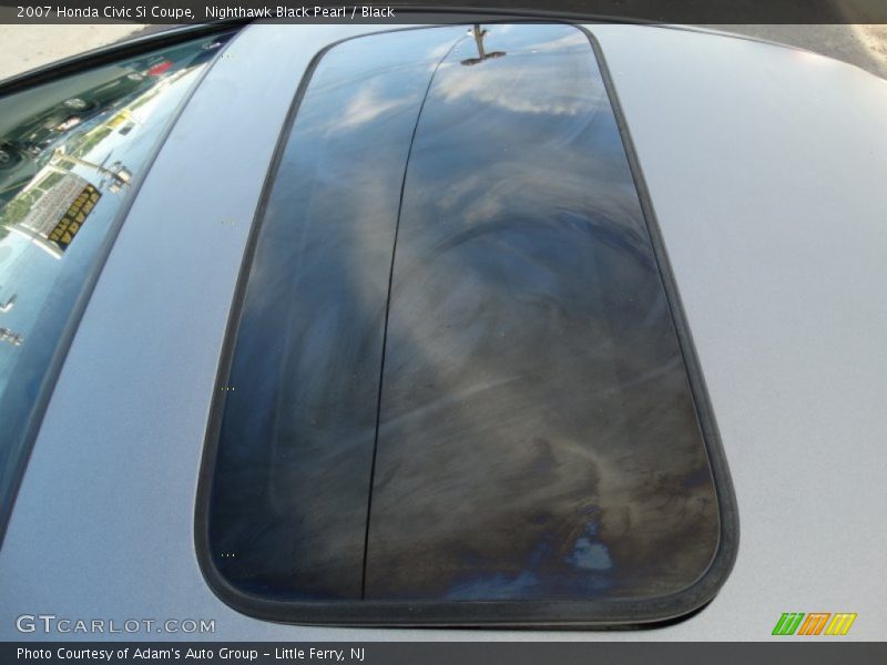 Nighthawk Black Pearl / Black 2007 Honda Civic Si Coupe