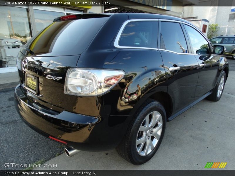 Brilliant Black / Black 2009 Mazda CX-7 Grand Touring AWD