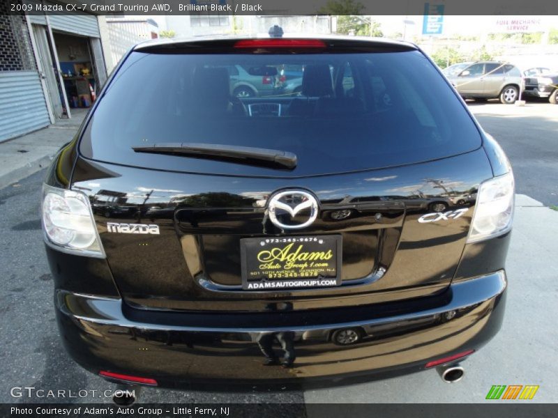 Brilliant Black / Black 2009 Mazda CX-7 Grand Touring AWD
