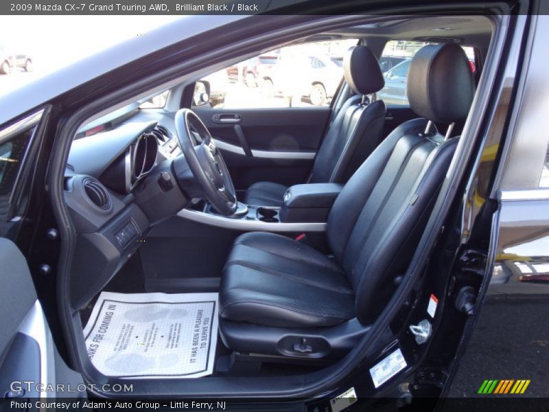 Brilliant Black / Black 2009 Mazda CX-7 Grand Touring AWD