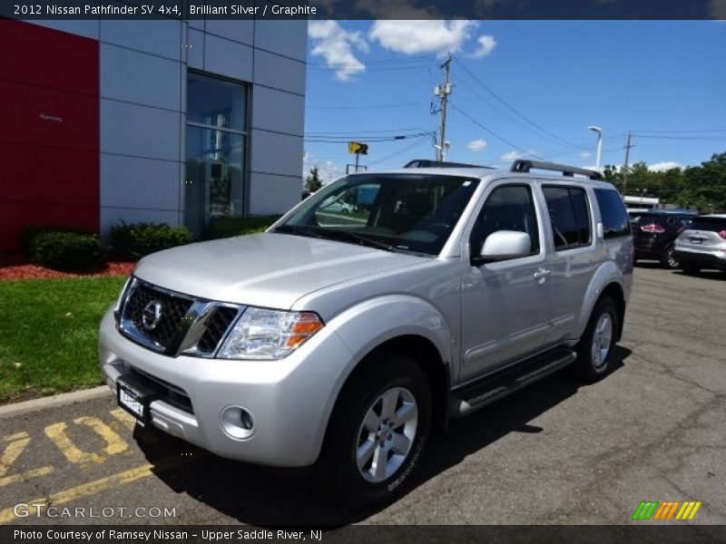 Brilliant Silver / Graphite 2012 Nissan Pathfinder SV 4x4