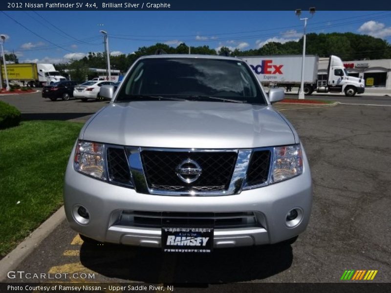Brilliant Silver / Graphite 2012 Nissan Pathfinder SV 4x4