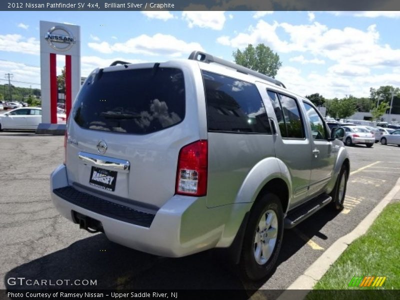 Brilliant Silver / Graphite 2012 Nissan Pathfinder SV 4x4