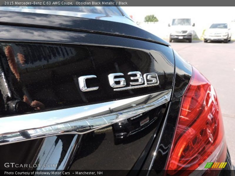 Obsidian Black Metallic / Black 2015 Mercedes-Benz C 63 AMG Coupe