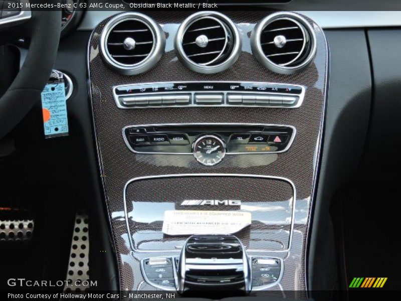 Obsidian Black Metallic / Black 2015 Mercedes-Benz C 63 AMG Coupe