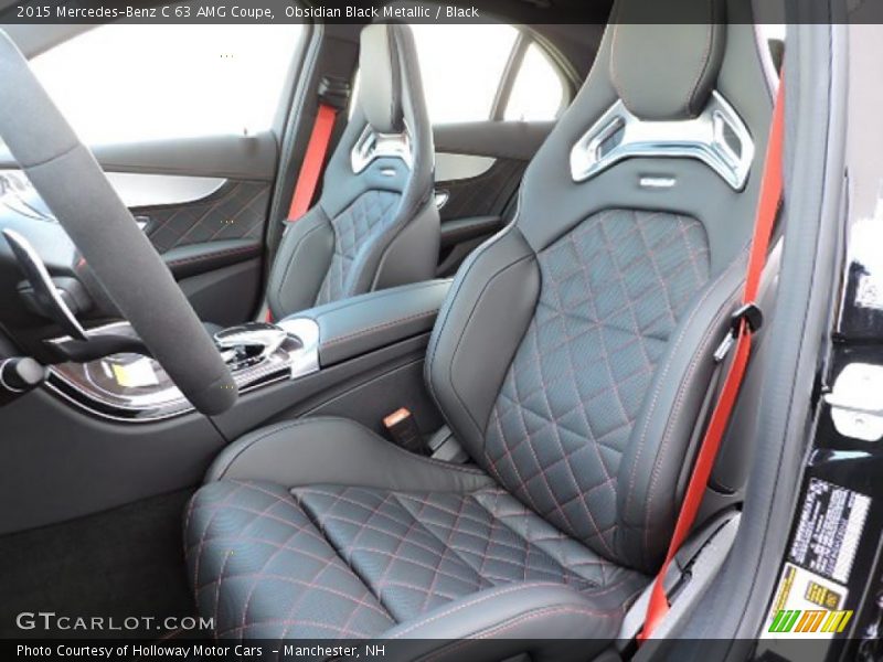 Front Seat of 2015 C 63 AMG Coupe