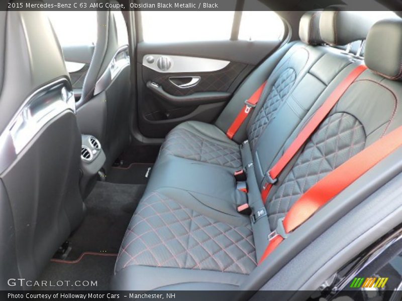 Rear Seat of 2015 C 63 AMG Coupe