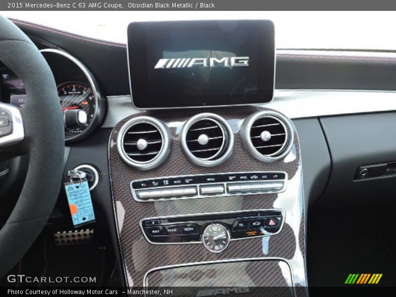 Obsidian Black Metallic / Black 2015 Mercedes-Benz C 63 AMG Coupe