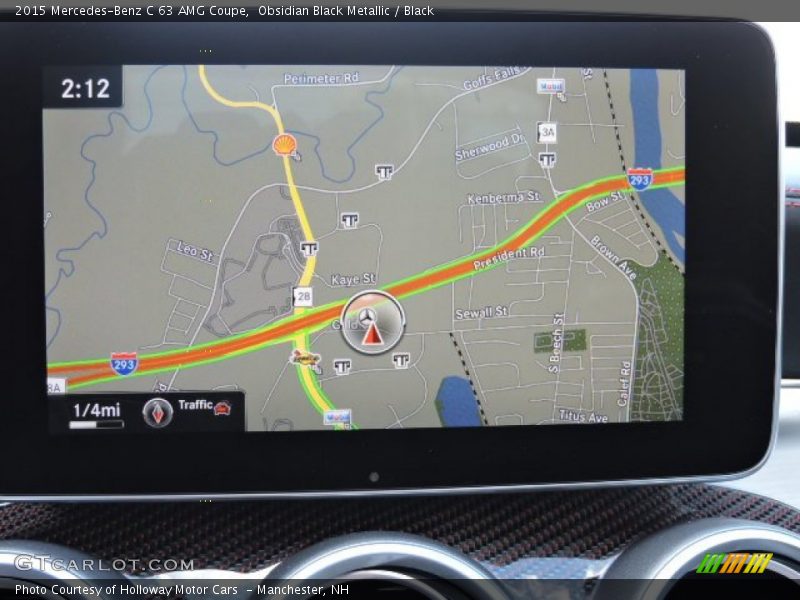Navigation of 2015 C 63 AMG Coupe