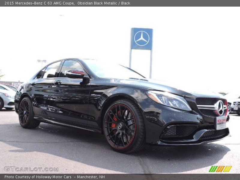 Obsidian Black Metallic / Black 2015 Mercedes-Benz C 63 AMG Coupe