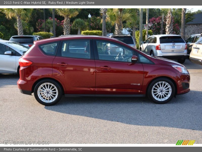 Ruby Red / Medium Light Stone 2013 Ford C-Max Hybrid SE