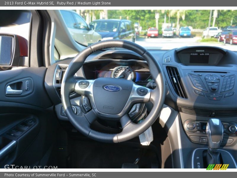 Ruby Red / Medium Light Stone 2013 Ford C-Max Hybrid SE