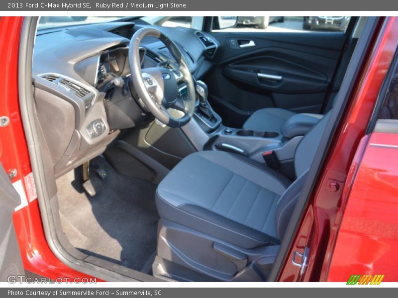 Ruby Red / Medium Light Stone 2013 Ford C-Max Hybrid SE