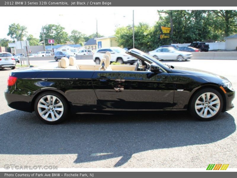 Jet Black / Cream Beige 2012 BMW 3 Series 328i Convertible