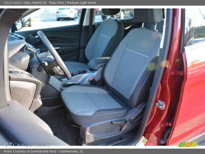 Ruby Red / Medium Light Stone 2013 Ford C-Max Hybrid SE