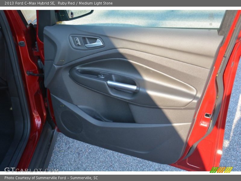 Ruby Red / Medium Light Stone 2013 Ford C-Max Hybrid SE