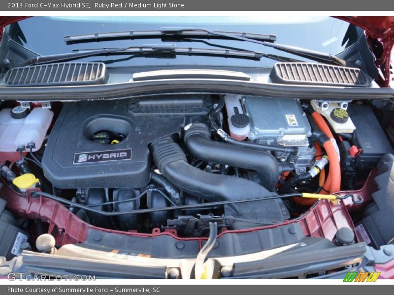 Ruby Red / Medium Light Stone 2013 Ford C-Max Hybrid SE