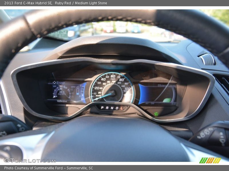 Ruby Red / Medium Light Stone 2013 Ford C-Max Hybrid SE